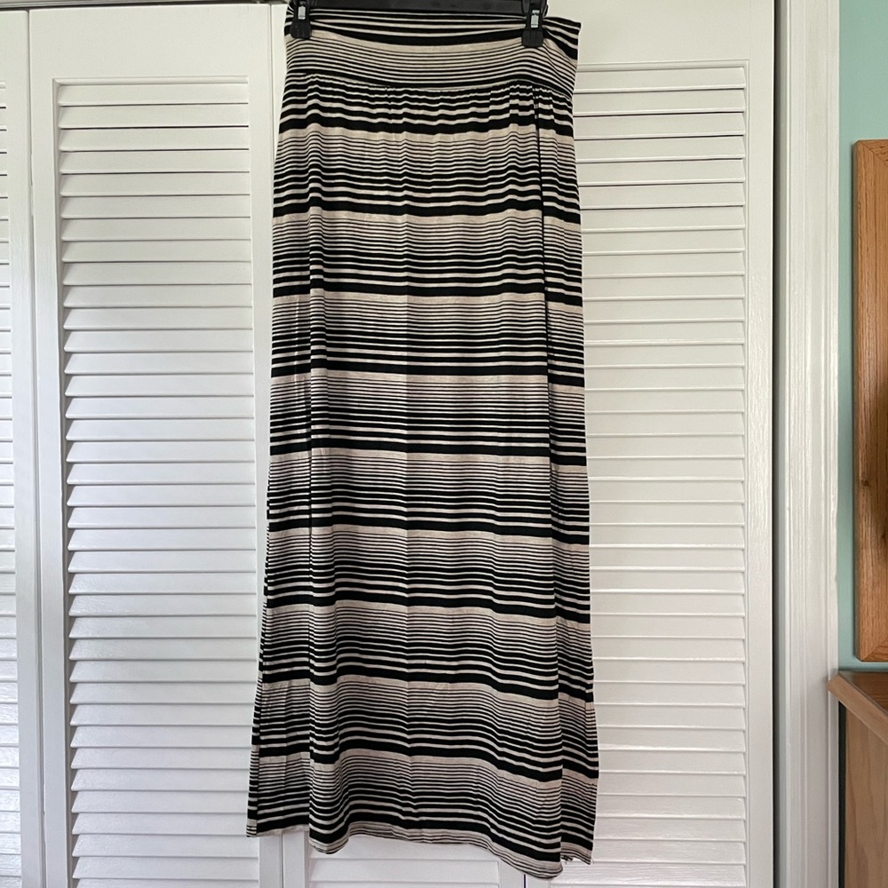 Striped Maxi Skirt